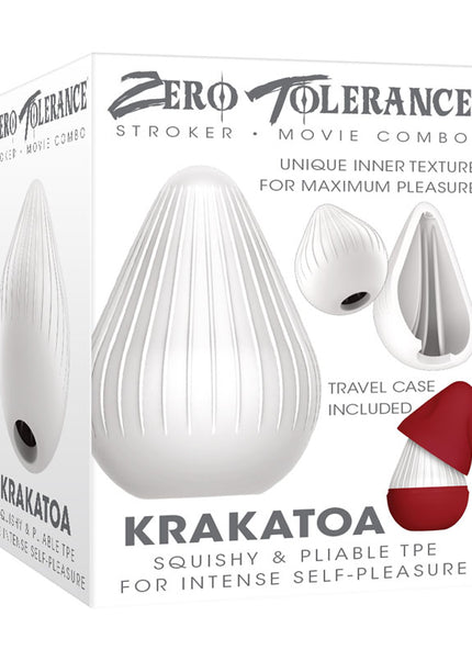Zero Tolerance KRAKATOA - White Mini Stroker Egg