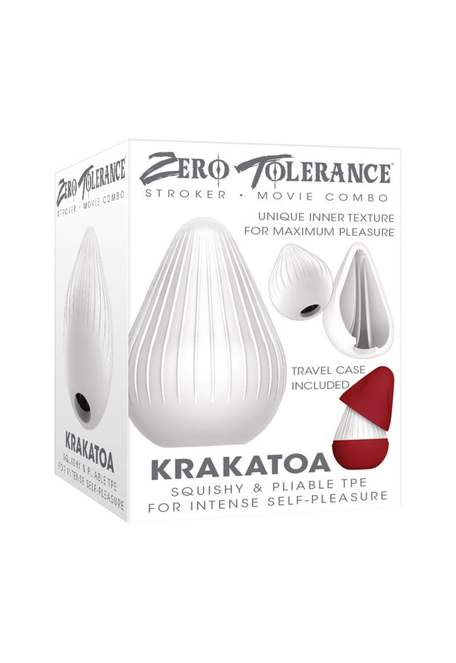 Zero Tolerance KRAKATOA - White Mini Stroker Egg
