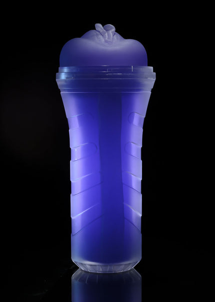 Zero Tolerance POP ON THE GLOW - Glow in Dark Purple Vagina Stroker