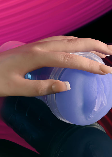 Zero Tolerance POP ON THE GLOW - Glow in Dark Purple Vagina Stroker