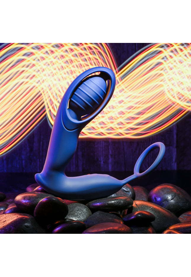 Zero Tolerance EXTRA MILE - Blue USB Rechargeable Vibrating Prostate Massager