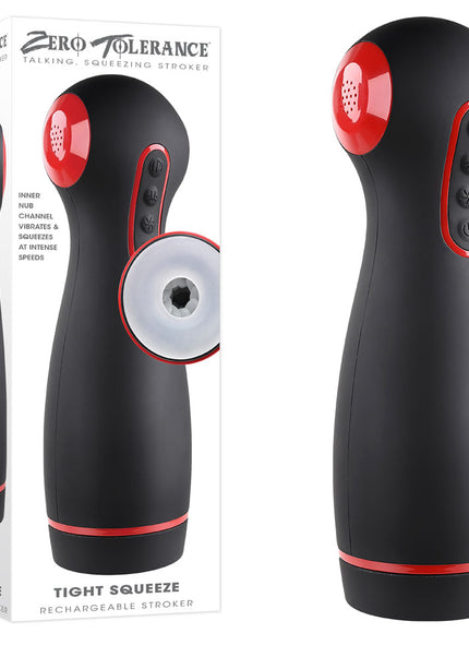 Zero Tolerance TIGHT SQUEEZE - USB Rechargeable Vibrating
