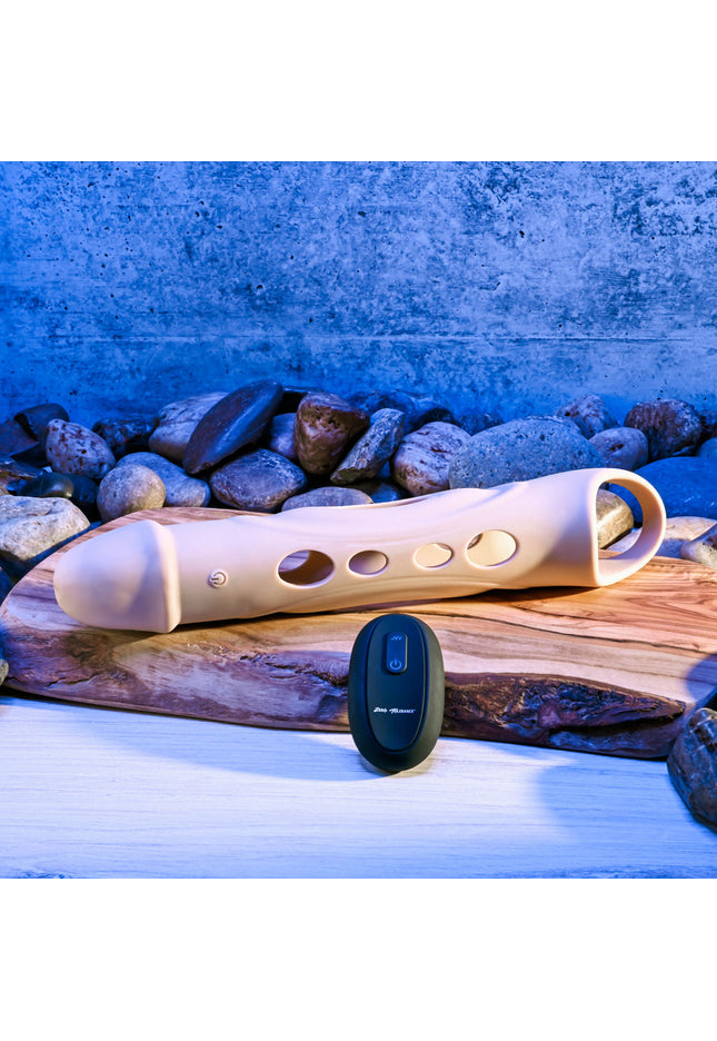 Zero Tolerance BIG BOY EXTENDER - Light - Flesh USB Rechargeable Vibrating Penis Extension Sleeve