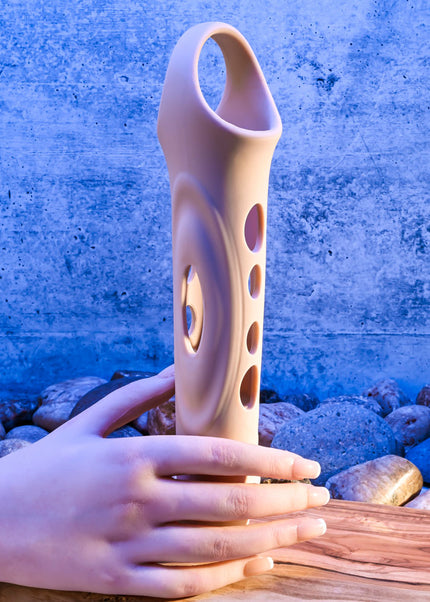 Zero Tolerance BIG BOY EXTENDER - Light - Flesh USB Rechargeable Vibrating Penis Extension Sleeve