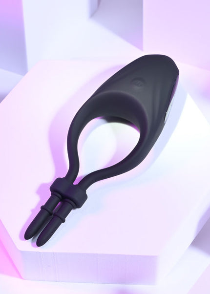 Zero Tolerance PERFECT FIT - Black USB Rechargeable Vibrating Lasso Cock Ring