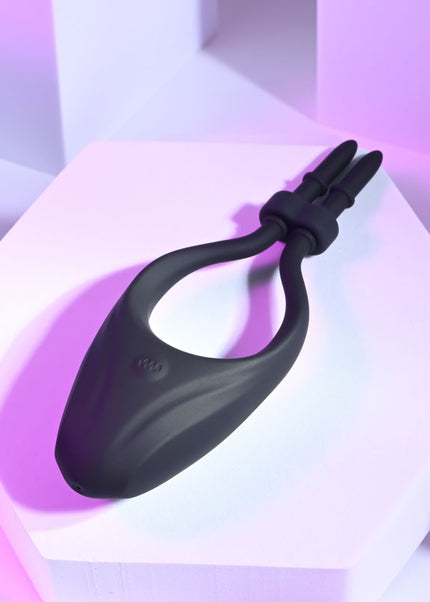 Zero Tolerance PERFECT FIT - Black USB Rechargeable Vibrating Lasso Cock Ring