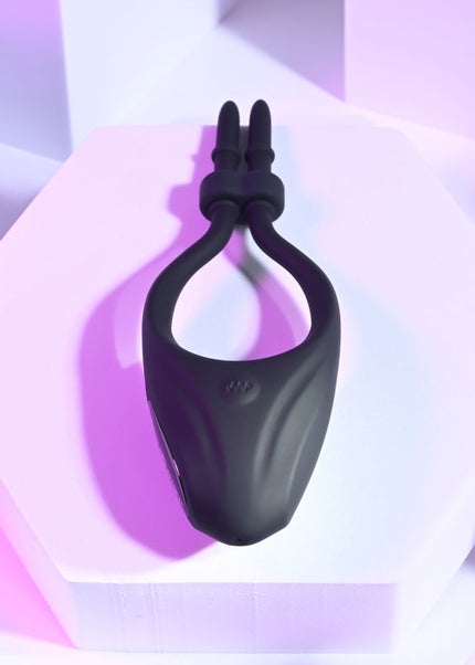 Zero Tolerance PERFECT FIT - Black USB Rechargeable Vibrating Lasso Cock Ring