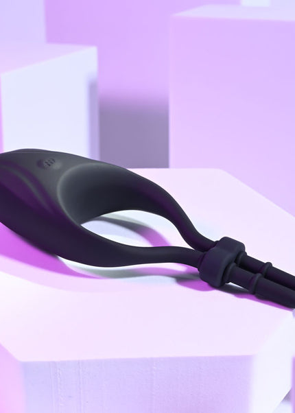 Zero Tolerance PERFECT FIT - Black USB Rechargeable Vibrating Lasso Cock Ring