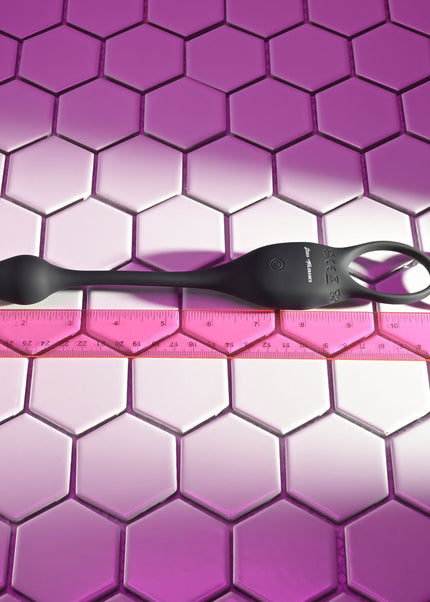 Zero Tolerance PLUG & TUG - Black USB Rechargeable Vibrating Cock Ring with Anal Plug