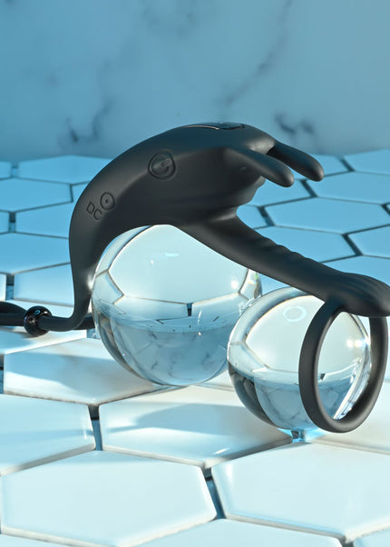 Zero Tolerance SADDLE UP - Black USB Rechargeable Vibrating Cock & Ball Rings