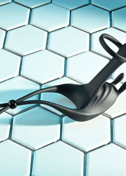 Zero Tolerance SADDLE UP - Black USB Rechargeable Vibrating Cock & Ball Rings