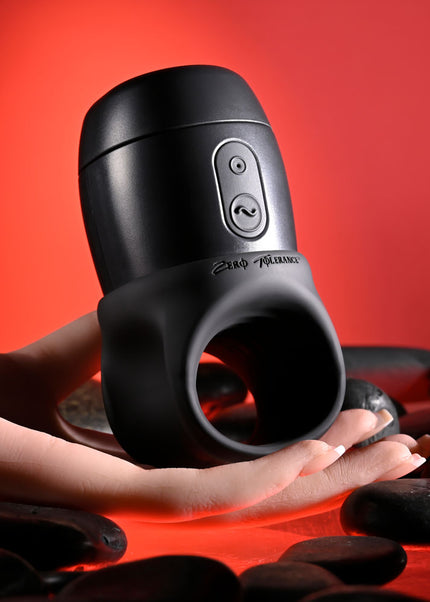 Zero Tolerance WET IT BE - Black USB Rechargeable Vibrating and Self Lubricating Stroker