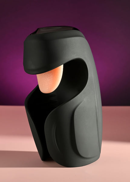 Zero Tolerance LICK THE TIP - Black USB Rechargeable Vibrating & Flicking Masturbator