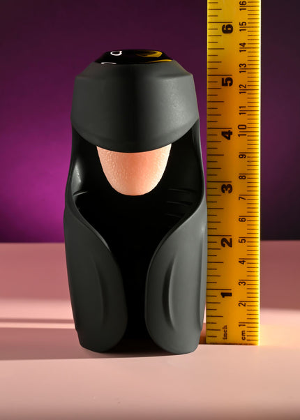 Zero Tolerance LICK THE TIP - Black USB Rechargeable Vibrating & Flicking Masturbator