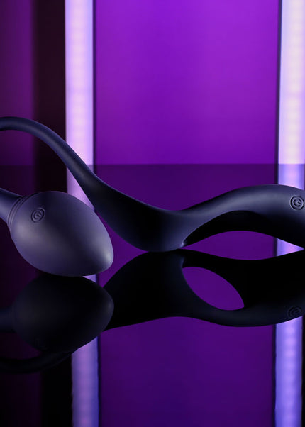 Zero Tolerance TIP TO TAIL - Blue USB Rechargeable Vibrating Butt Plug with Vibrating Cock Ring