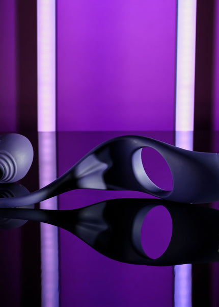 Zero Tolerance TIP TO TAIL - Blue USB Rechargeable Vibrating Butt Plug with Vibrating Cock Ring