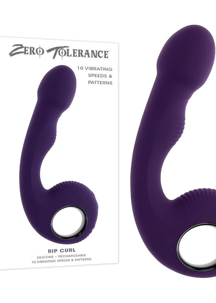 Zero Tolerance RIP CURL - Blue 16.7 cm USB Rechargeable Vibrator