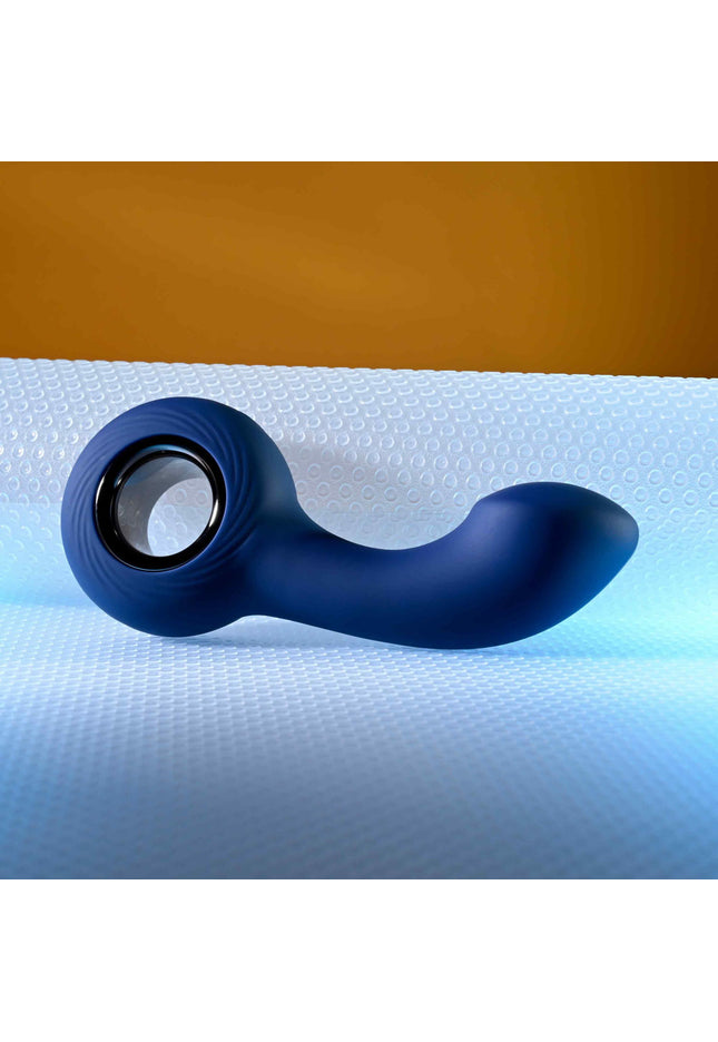 Zero Tolerance THE REACH - Blue 13.8 cm USB Rechargeable Vibrating Anal Plug