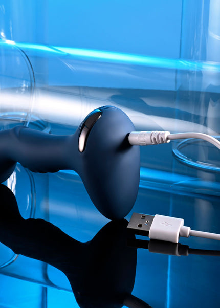 Zero Tolerance BLUE OASIS - Blue 12.3 cm USB Rechargeable Vibrating Anal Plug