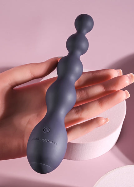 Zero Tolerance RUMPY BUMPY - Purple 17.5 cm USB Rechargeable Vibrating Anal Beads