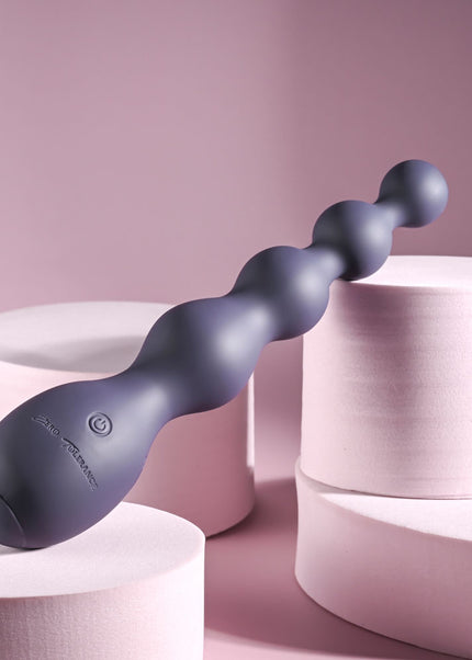 Zero Tolerance RUMPY BUMPY - Purple 17.5 cm USB Rechargeable Vibrating Anal Beads