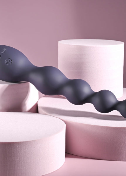 Zero Tolerance RUMPY BUMPY - Purple 17.5 cm USB Rechargeable Vibrating Anal Beads