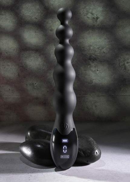 Zero Tolerance BACKDOOR BATON - Black 24 cm USB Rechargeable Vibrating Anal Beads