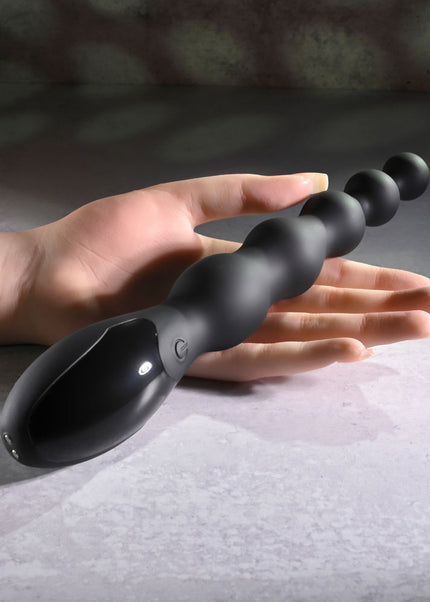 Zero Tolerance BACKDOOR BATON - Black 24 cm USB Rechargeable Vibrating Anal Beads