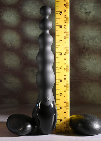 Zero Tolerance BACKDOOR BATON - Black 24 cm USB Rechargeable Vibrating Anal Beads