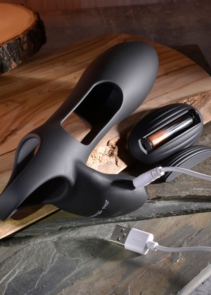 Zero Tolerance NAUTILUS - Black USB Rechargeable Vibrating Penis Extender Sleeve