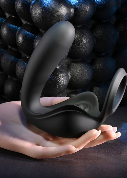 Zero Tolerance BALLIN OUT - Black USB Rechargeable Prostate Massager with Cock Ring and Wireless Remote