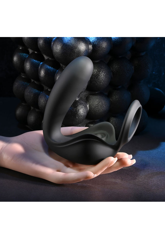Zero Tolerance BALLIN OUT - Black USB Rechargeable Prostate Massager with Cock Ring and Wireless Remote