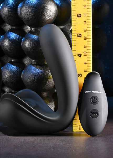 Zero Tolerance BALLIN OUT - Black USB Rechargeable Prostate Massager with Cock Ring and Wireless Remote
