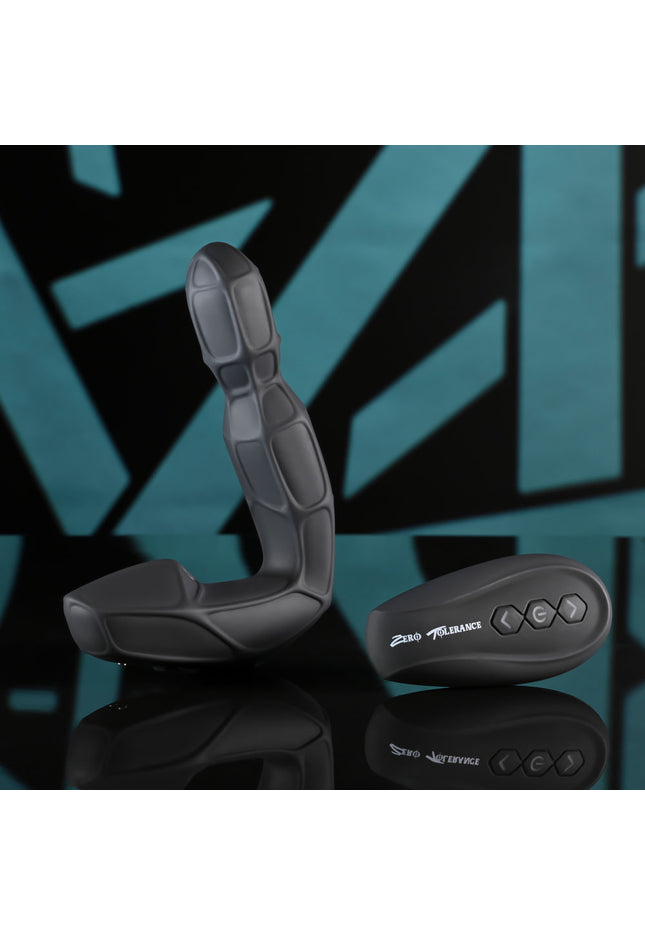 Zero Tolerance MR PROSTATE - Black 12.6 cm USB Rechargeable Prostate Massager with Wireless Remote