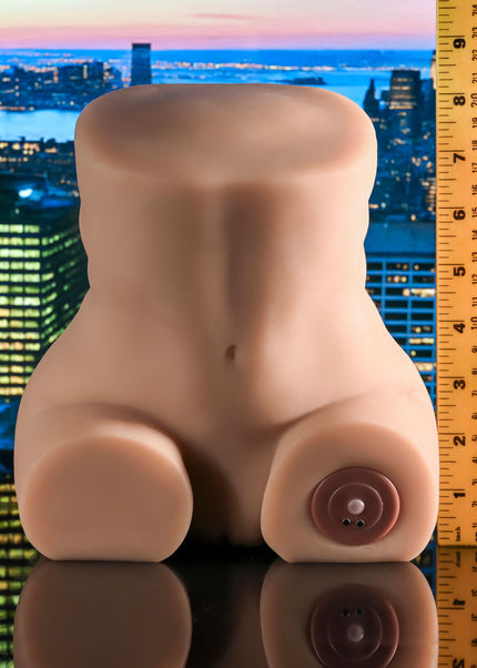 Zero Tolerance ROCK MY WORLD - Flesh USB Rechargeable Doggy Style Thrusting Mini Torso Masturbator