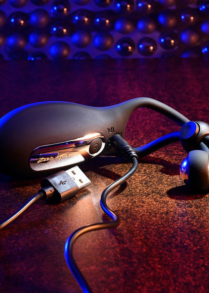 Zero Tolerance THE BIG BANG - Black USB Rechargeable Vibrating Lasso Cock Ring