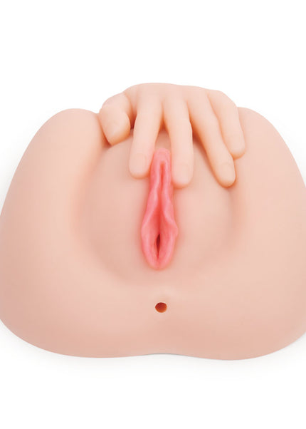 Zolo Stroke Off Spread It Pussy & Ass - Flesh Vibrating Masturbator