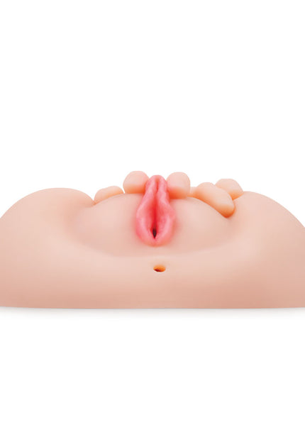 Zolo Stroke Off Spread It Pussy & Ass - Flesh Vibrating Masturbator