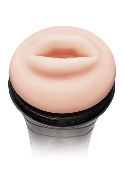 Zolo STROKE OFF Deep Throat BJ - Flesh Mouth Stroker