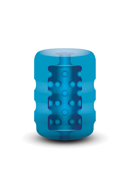 Zolo Backdoor Pocket Stroker - Blue Mini Stroker
