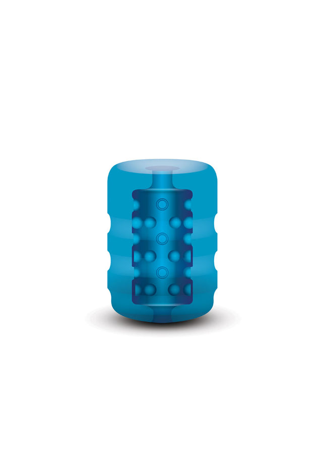 Zolo Backdoor Pocket Stroker - Blue Mini Stroker