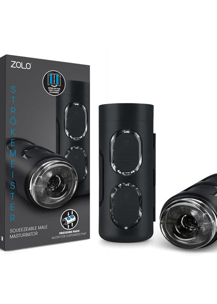 Zolo Strokemeister - Black Squeezable Masturbator
