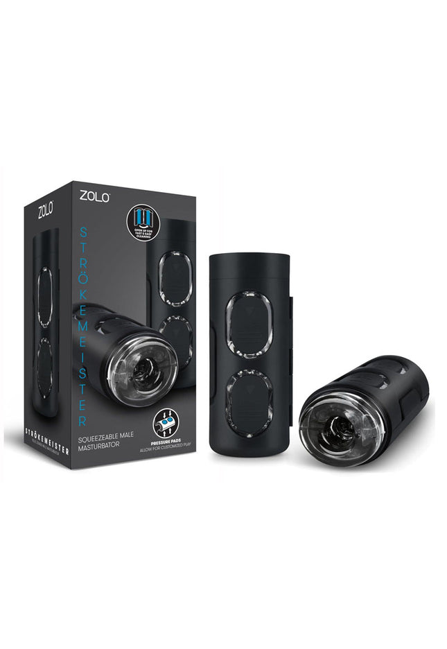 Zolo Strokemeister - Black Squeezable Masturbator