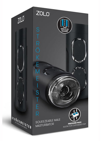 Zolo Strokemeister - Black Squeezable Masturbator
