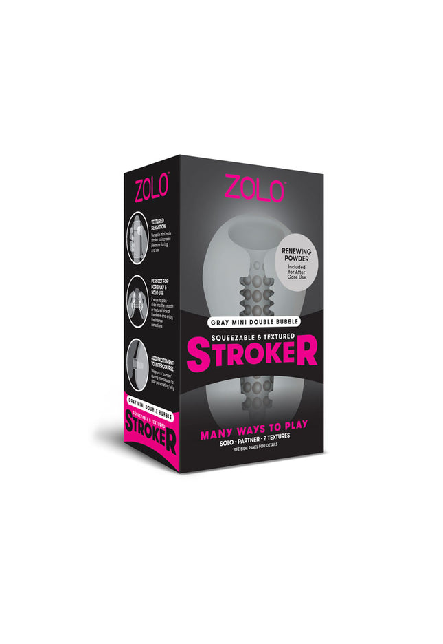 Zolo Grey Mini Double Bubble Stroker - Grey Stroker Sleeve