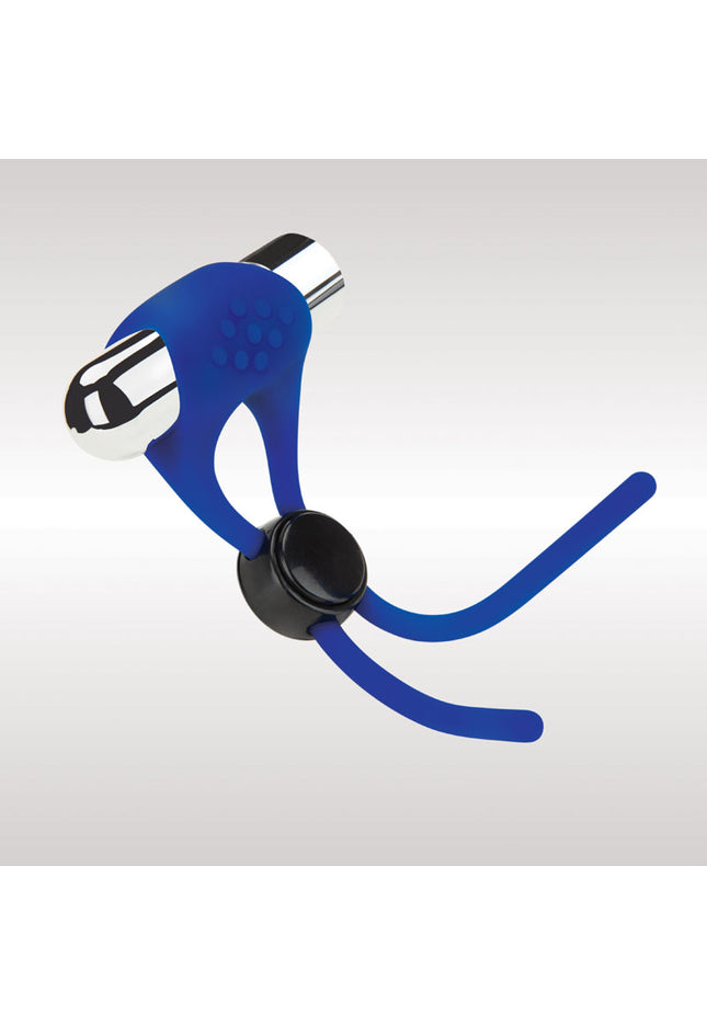 Zolo Rechargeable Cock Ring & Lasso - Blue USB Rechargeable Adjustable Cock Ring