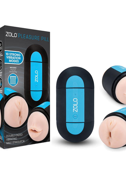 Zolo Pleasure Pill - Double Ended USB Rechargeable Stroker