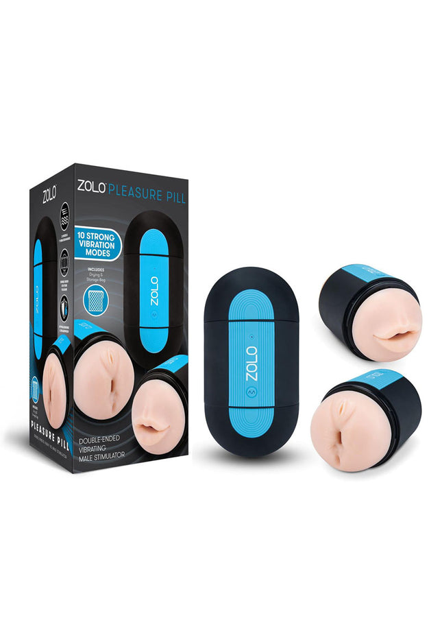 Zolo Pleasure Pill - Double Ended USB Rechargeable Stroker