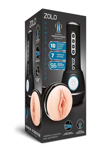 Zolo Power Stroker - Flesh USB Rechargeable Powered Masturbator