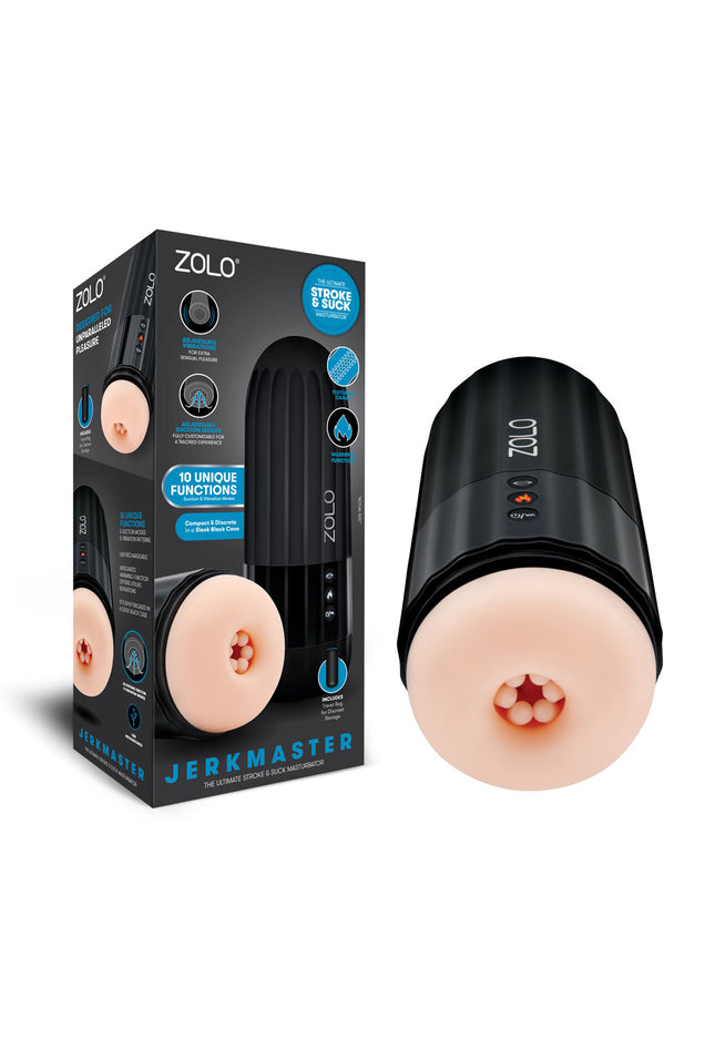 Zolo Jerkmaster - USB Rechargeable Stroking & Sucking Masturbator